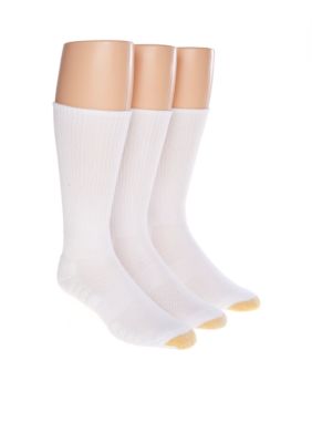 Gold Toe&reg; 3-Pack AquaFX Bamboo Athletic Crew