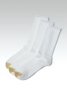 Gold Toe&reg; 3 Pack EcoFX Bamboo Athletic Crew