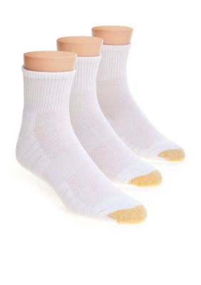 Gold Toe 3-Pack Eco FX  Bamboo Quarter Athletic Socks