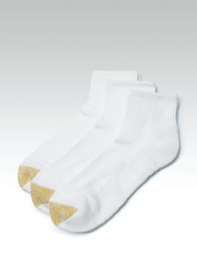 Gold Toe&reg; 3 Pack Eco FX Bamboo Quarter Athletic Sock