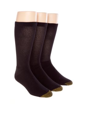 Gold Toe&reg; 3-Pack Uptown Crew Socks