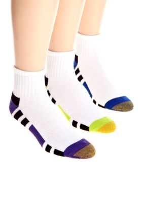 Gold Toe 3-Pack Cushioned Quarter Socks