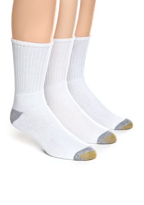 Gold Toe 3-Pack Athletic Crew Socks