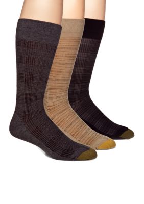 Gold Toe Glenn Plaid Dress Socks - Single Pair