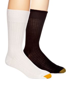 Gold Toe English Rib Non-Elastic Top Socks - Single Pair