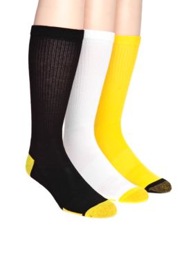 Gold Toe 3-Pack Basketball Crew Socks