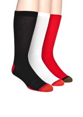 Gold Toe&reg; 3-Pack Basketball Crew Socks