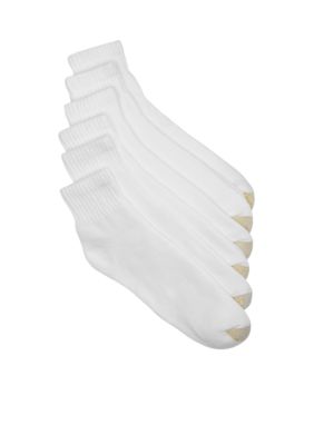 Gold Toe Big & Tall 6pk Quarter Athletic Socks