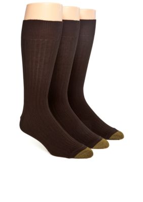 Gold Toe&reg; 3-Pack Canterbury Dress Socks