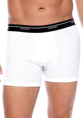 Jockey 3-Pack Stay Dry Slim Boxer Briefs