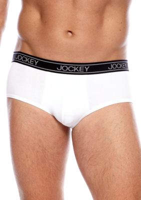 Jockey&reg; 2-Pack Slim Fit “Stay Dry” Low Rise Briefs