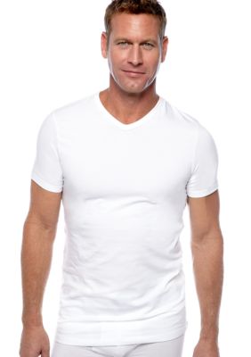 Jockey 2-Pack Slim Fit &ldquo;Stay Dry&rdquo; V-Neck Tees