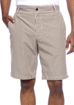 Dockers Flat Front Spice Bazaar Plaid Shorts