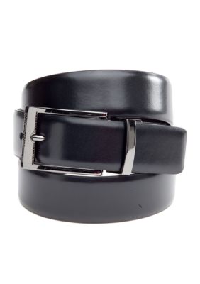 Saddlebred Reversible Gunmetal Belt