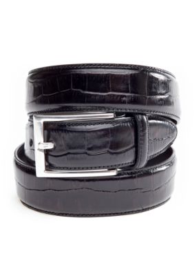Saddlebred Brushed Nickle Dress Belt