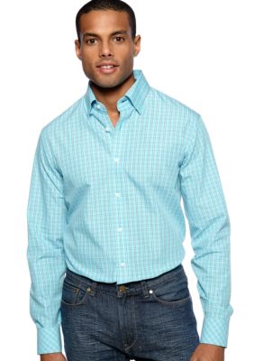 Black Brown 1826 Plaid Windowpane Shirt