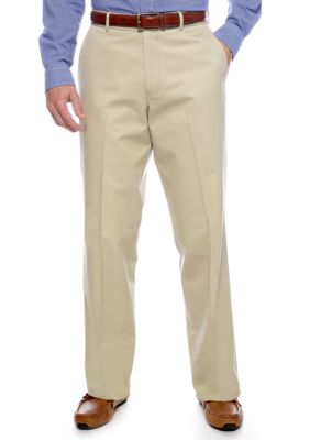 Black Brown 1826 Flat Front Supima Pants