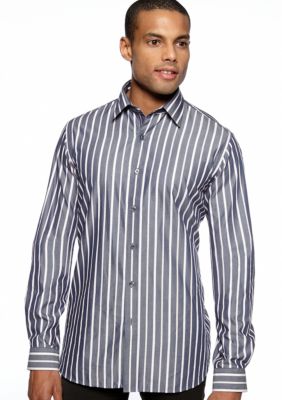 Black Brown 1826 Bartolomeo Stripe Shirt