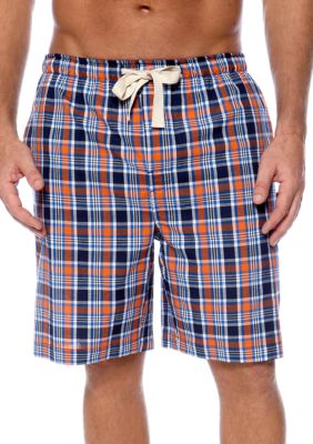 Izod Plaid Woven Sleep Shorts
