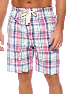 Izod Plaid Woven Sleep Shorts