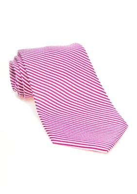 Saddlebred Seersucker Stripe Tie