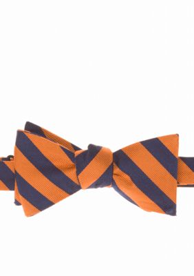 Saddlebred Collegiate Rugby Stripe Bow Tie