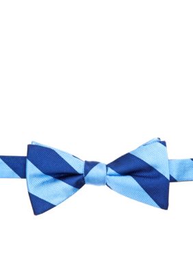 Saddlebred Pre-tied Rugby Stripe Bow Tie