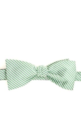 Saddlebred Seersucker Bow Tie