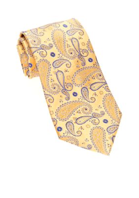 Saddlebred Big & Tall Satin Paisley Tie