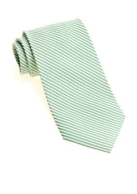 Saddlebred&reg; Big & Tall Seersucker Stripe Tie