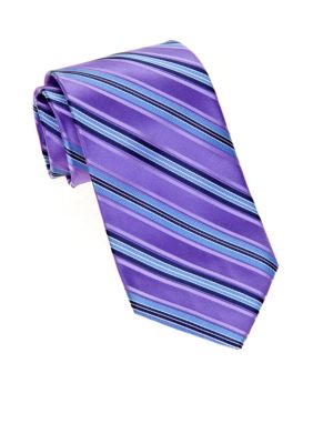 Saddlebred&reg; Big & Tall Satin Stripe Tie