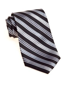 Saddlebred&reg; Big & Tall Multi Stripe Tie