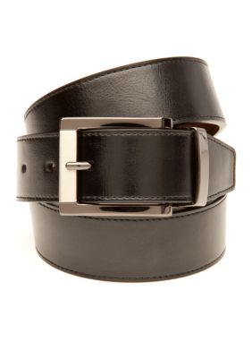 Saddlebred Leather Reversible Dress Belt