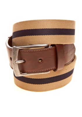 Saddlebred&reg; Fabric Multi Stripe Belt