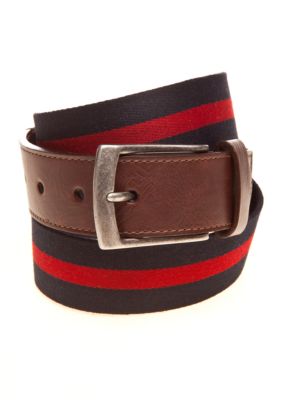 Saddlebred Fabric Multi Stripe Belt
