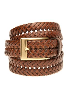 Saddlebred 32mm Tan Braided Casual Belt