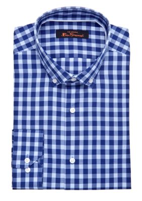 Ben Sherman&reg; Slim Fit Bond Check Dress Shirt