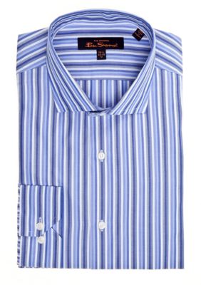 Ben Sherman Slim Fit Kings Striped Dress Shirt