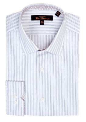 Ben Sherman Slim Fit Kings Striped Dress Shirt