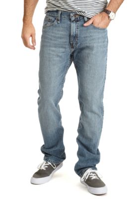 Nautica Straight Fit Cross Hatch Jeans