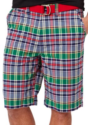 Nautica Jeans Company Plaid Cargo Shorts