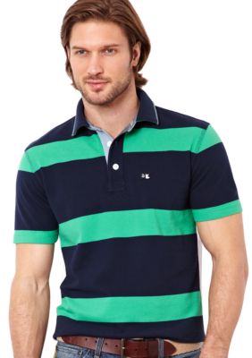 Nautica Jeans Company Stripe Polo Knit