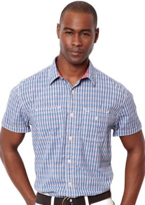 Nautica Multi Plaid Poplin Shirt