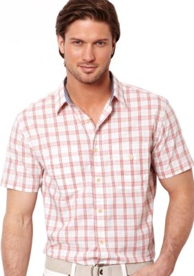 Nautica Two-Pocket Medium Plaid Shirt