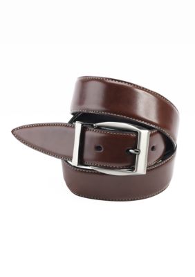 Geoffrey Beene Antique Kid Grain Leather Casual/Dress Belt