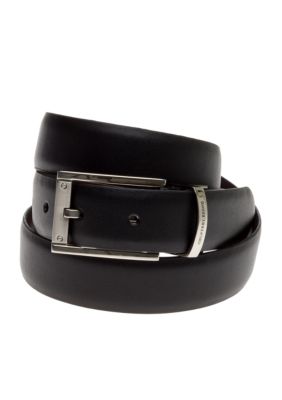 Geoffrey Beene Men's Soft Touch Feather Reversible Dress Belt