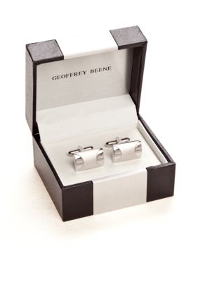 Geoffrey Beene Stainless Steel Cuff Links