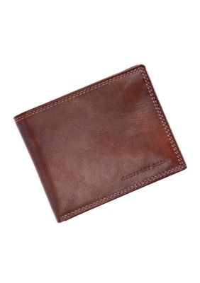Geoffrey Beene Brown Durham Passcase Wallet