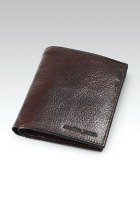 Geoffrey Beene  Leather Bi-fold Multi Card Holder Wallet
