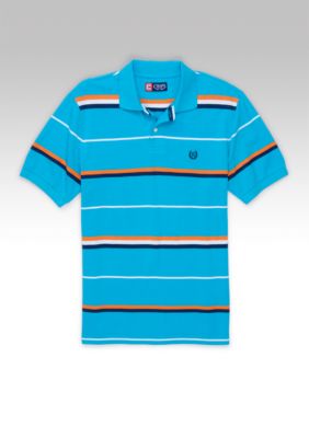 Chaps Sail Stripe Short Sleeve Polo